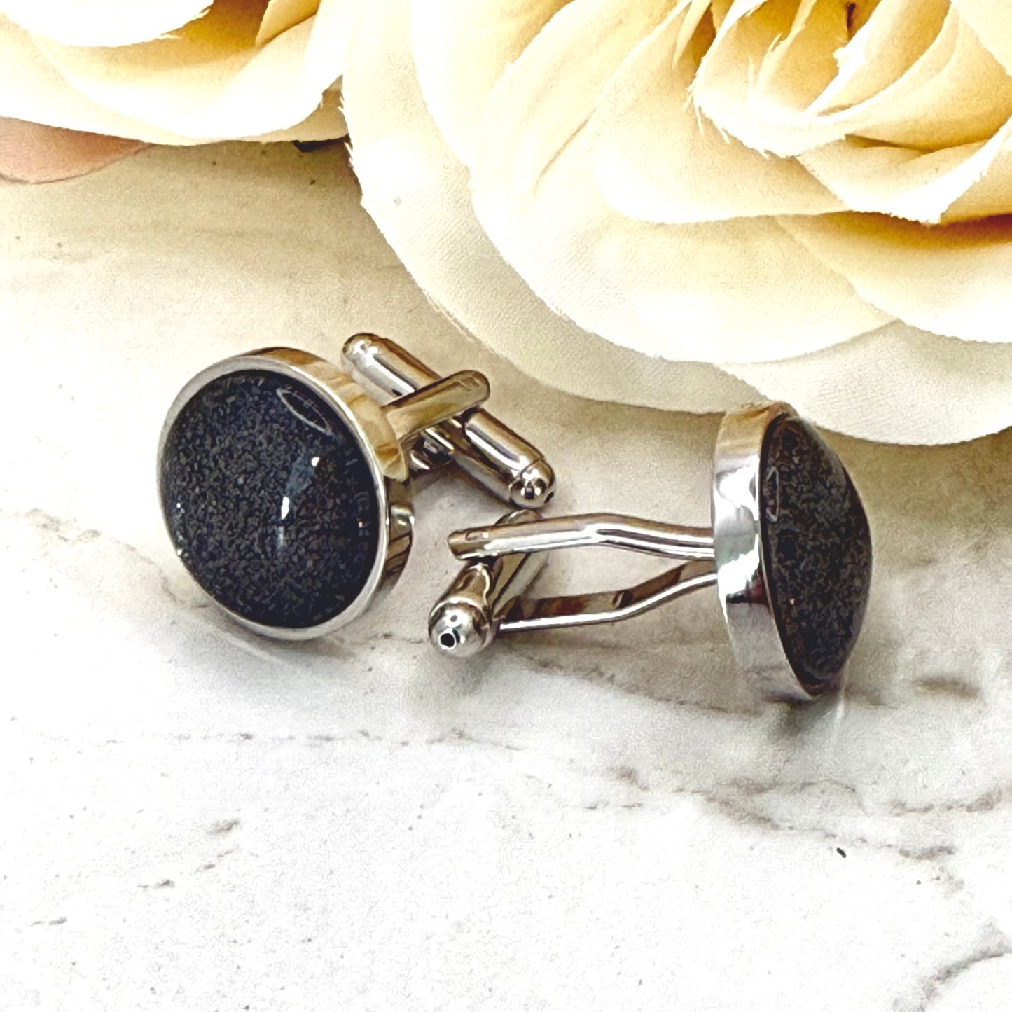Iron 6th Anniversary Cufflinks Handmade
