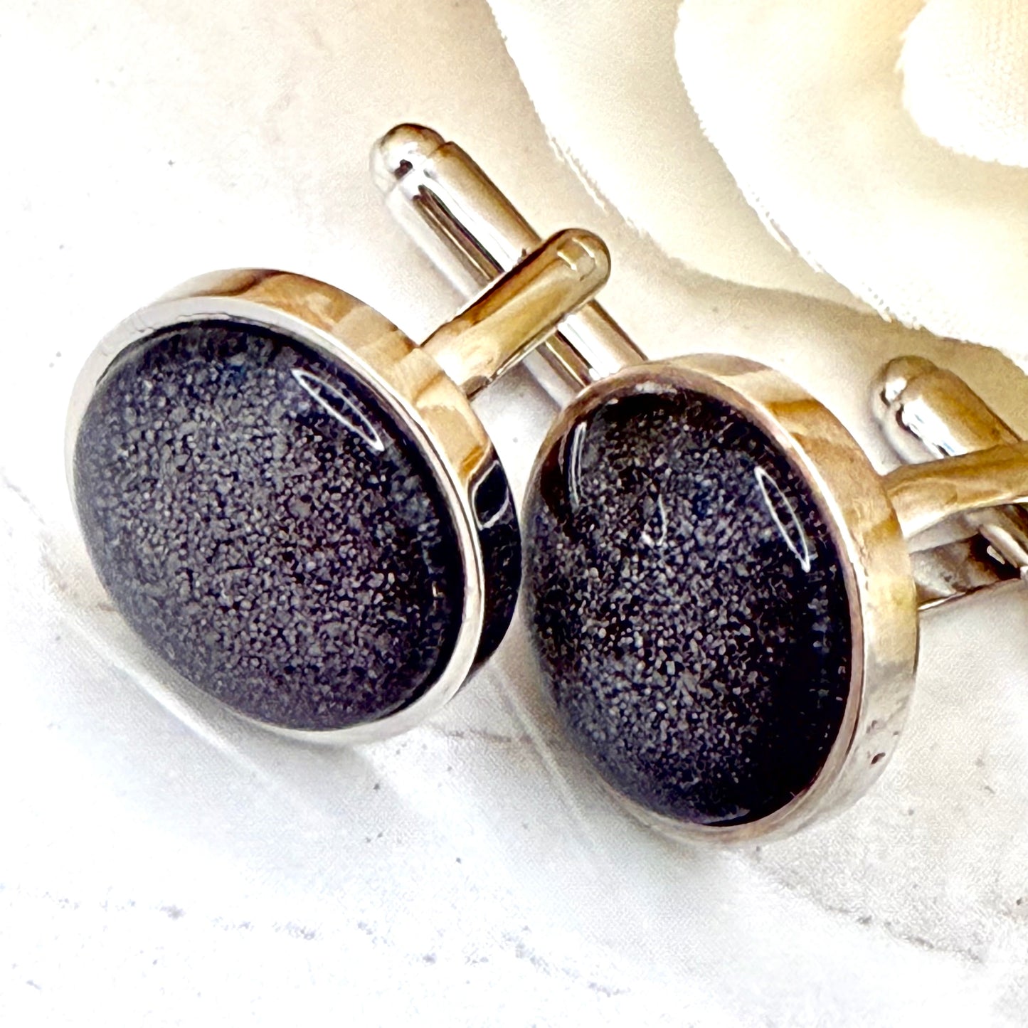 Iron 6th Anniversary Cufflinks Handmade