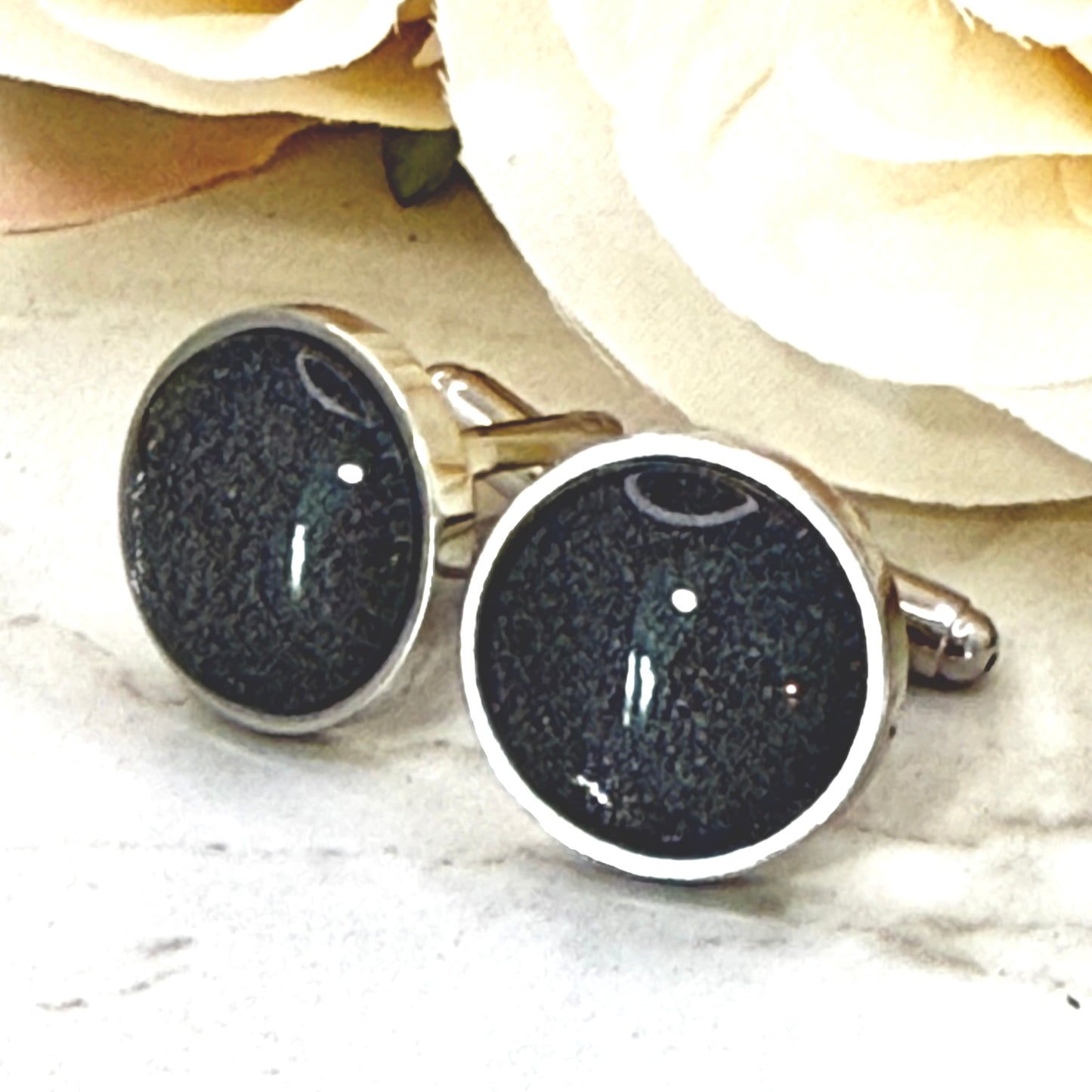 Iron 6th Anniversary Cufflinks Handmade