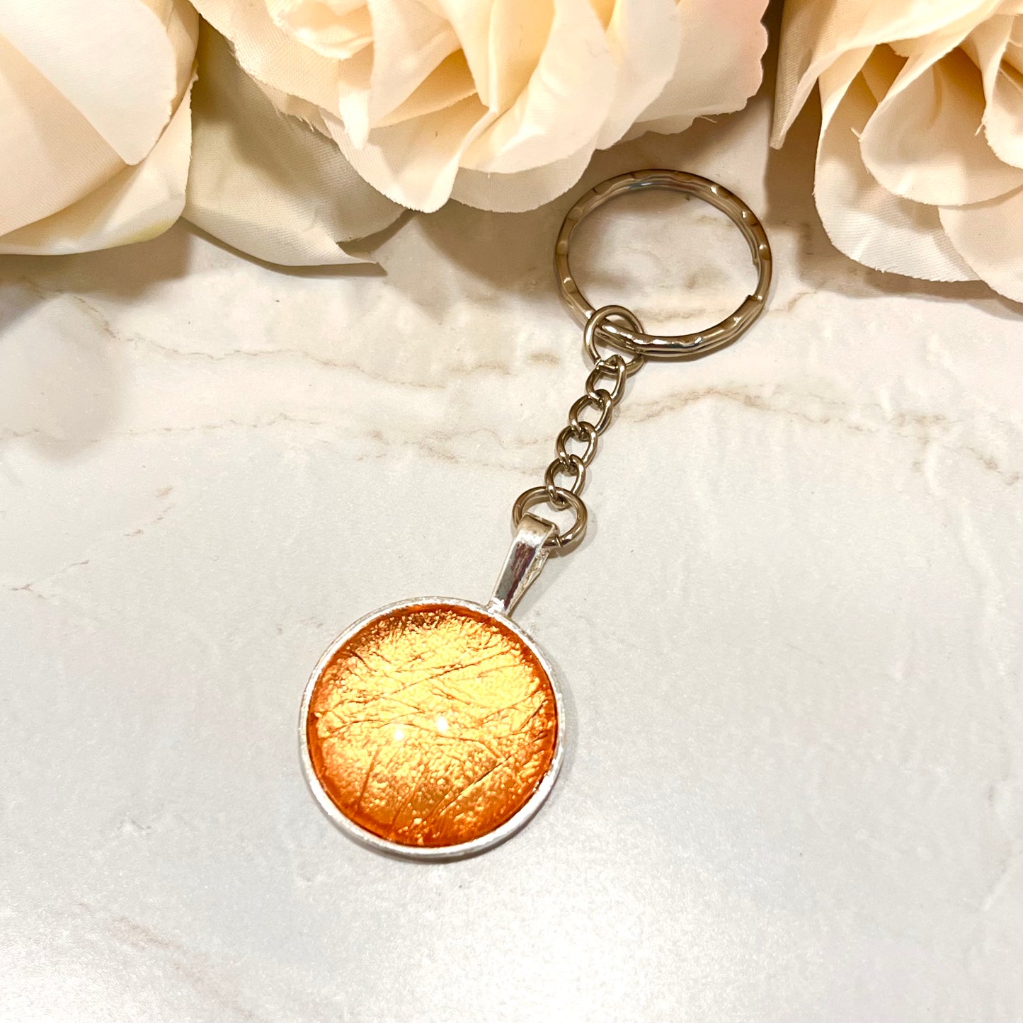 Copper 7th Anniversary Keyring Handmade-Keyring-Handmadeanniversary-Handmade Anniversary