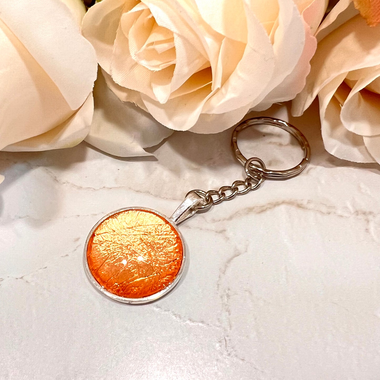Copper 7th Anniversary Keyring Handmade-Keyring-Handmadeanniversary-Handmade Anniversary