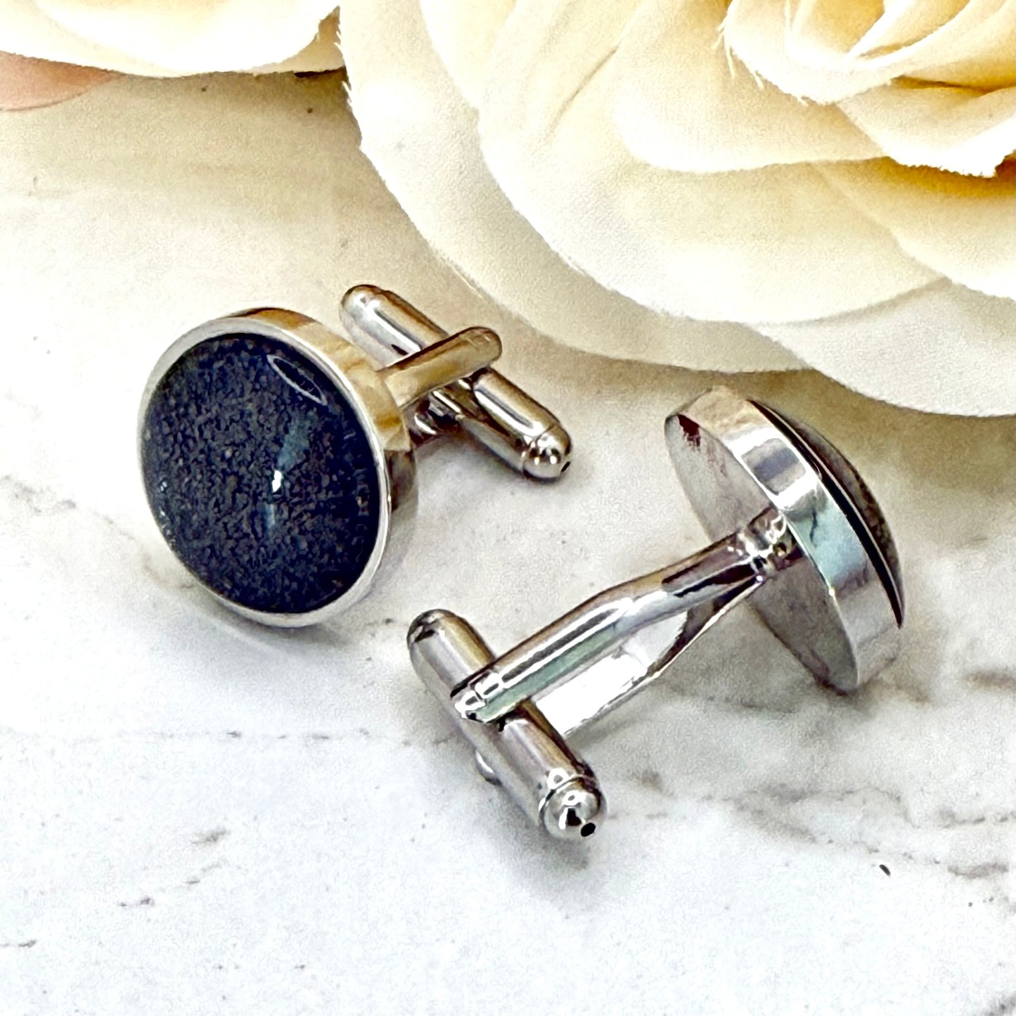 Iron 6th Anniversary Cufflinks Handmade