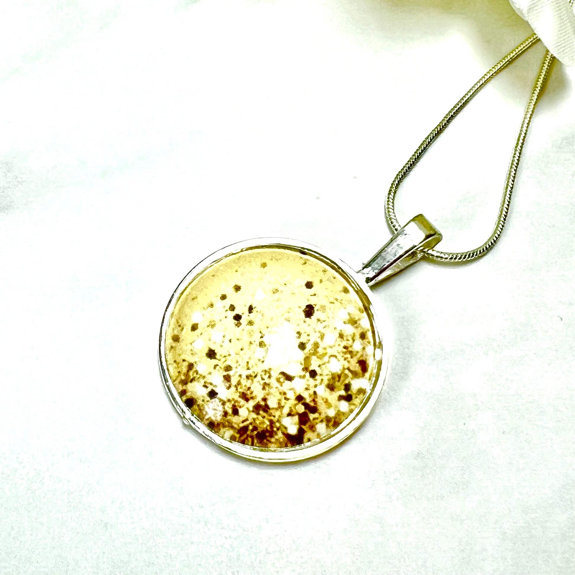 Golden Glow Pendant, Stud Earrings & Bangle Gift Set Handmade-Bangle-Handmadeanniversary-Handmade Anniversary