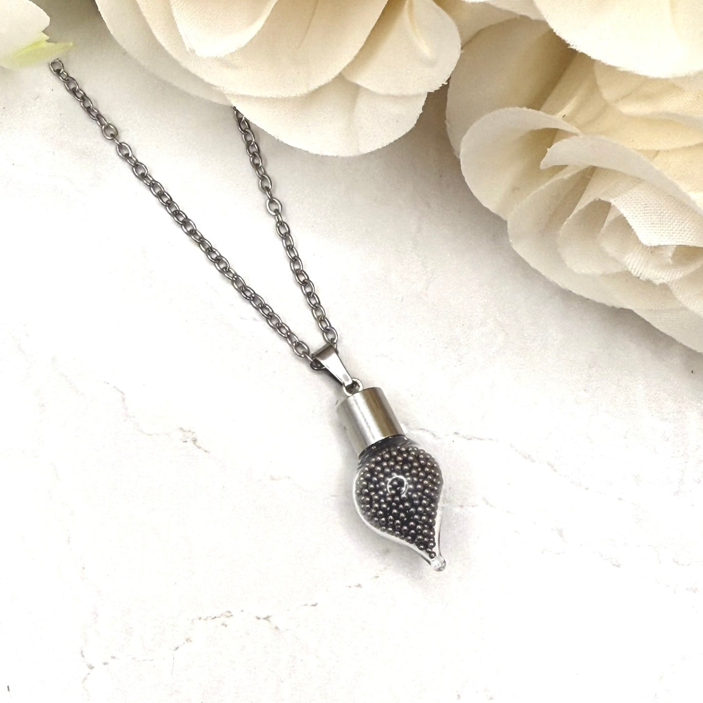 Luxury Statement Stainless Steel 11th Anniversary Pendant Handmade