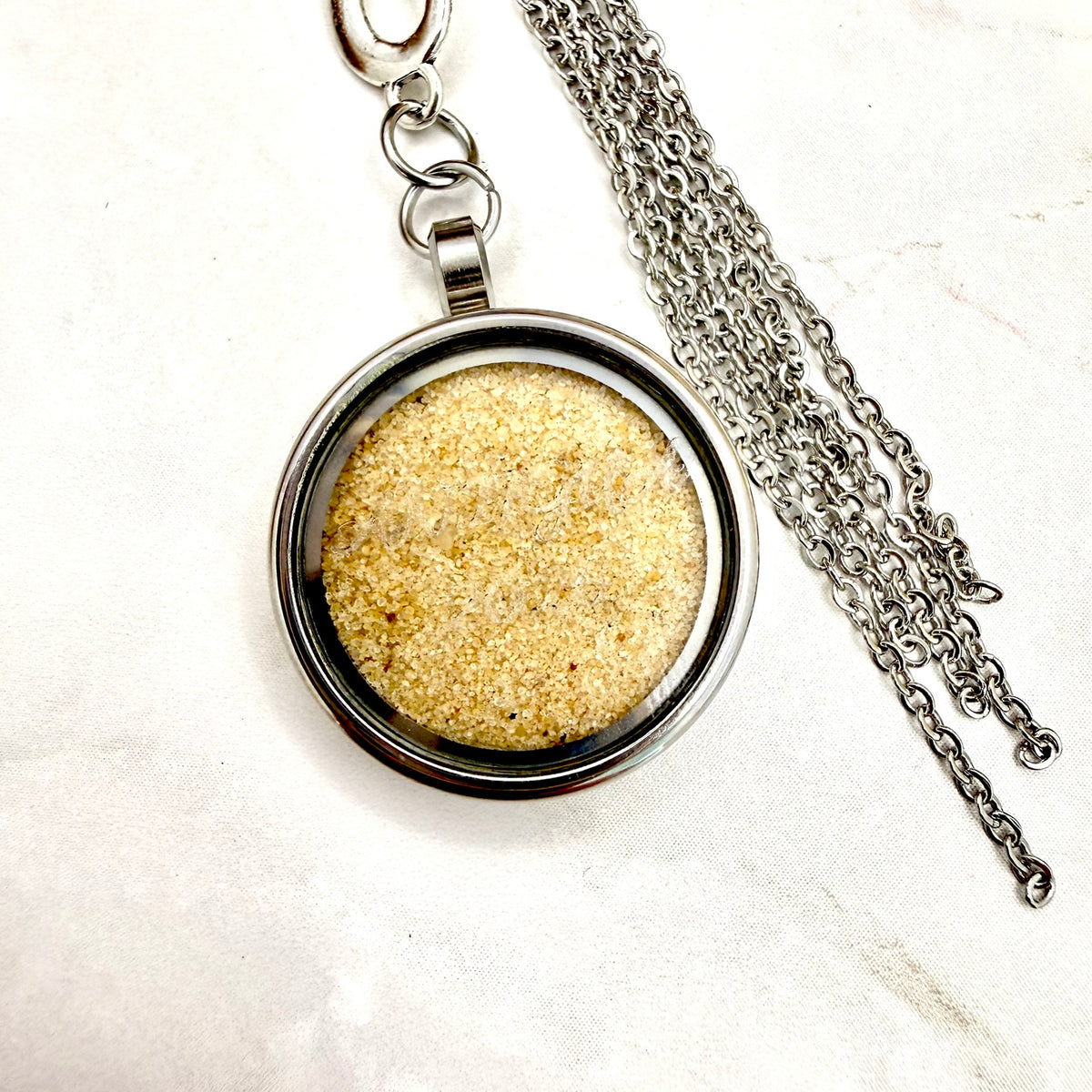 Luxury Personalised Honeymoon Sand Bag Charm