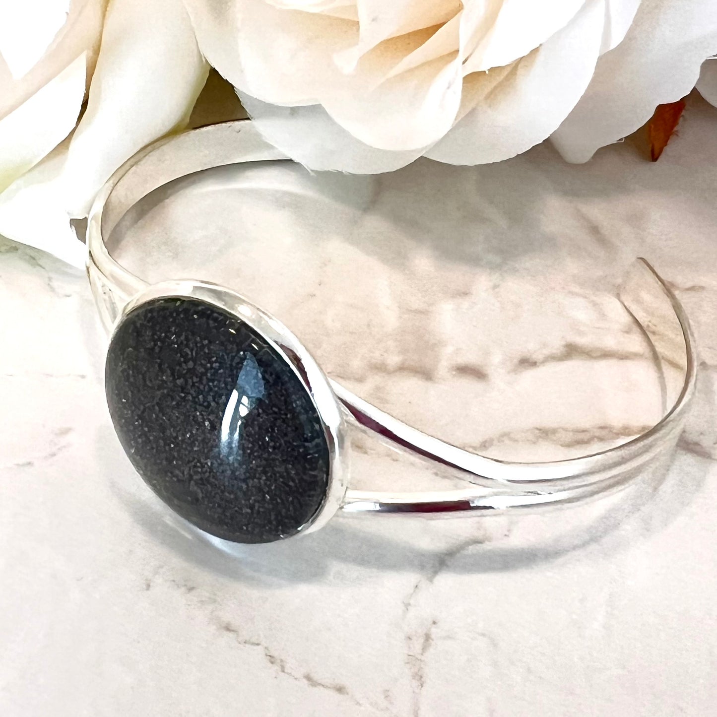 Iron 6th Anniversary Bangle Bracelet Handmade-Bangle-Handmadeanniversary-Handmade Anniversary