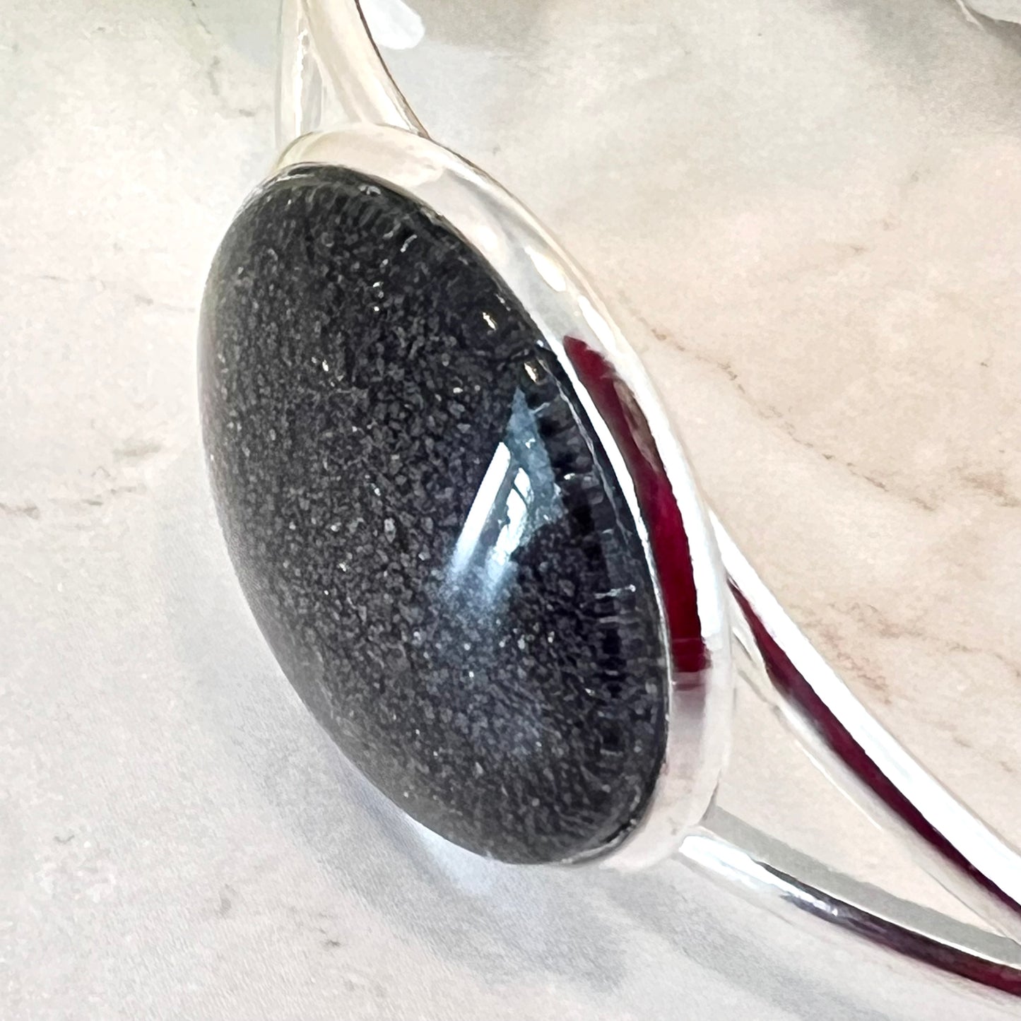 Iron 6th Anniversary Bangle Bracelet Handmade-Bangle-Handmadeanniversary-Handmade Anniversary
