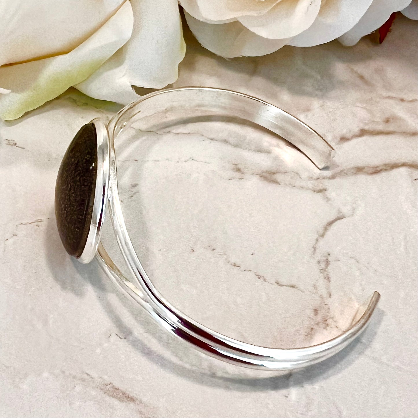 Iron 6th Anniversary Bangle Bracelet Handmade-Bangle-Handmadeanniversary-Handmade Anniversary