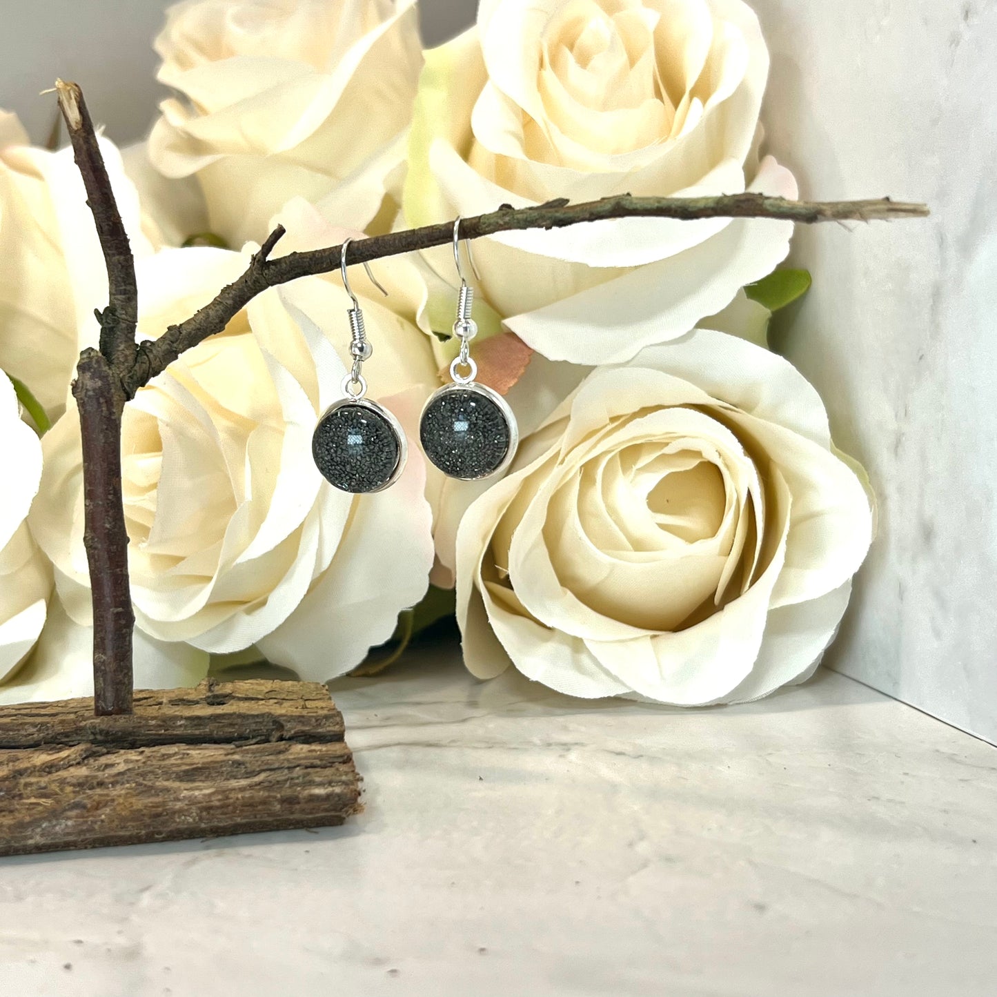 Iron 6th Anniversary Drop Earrings Handmade-Earrings-Handmadeanniversary-Handmade Anniversary