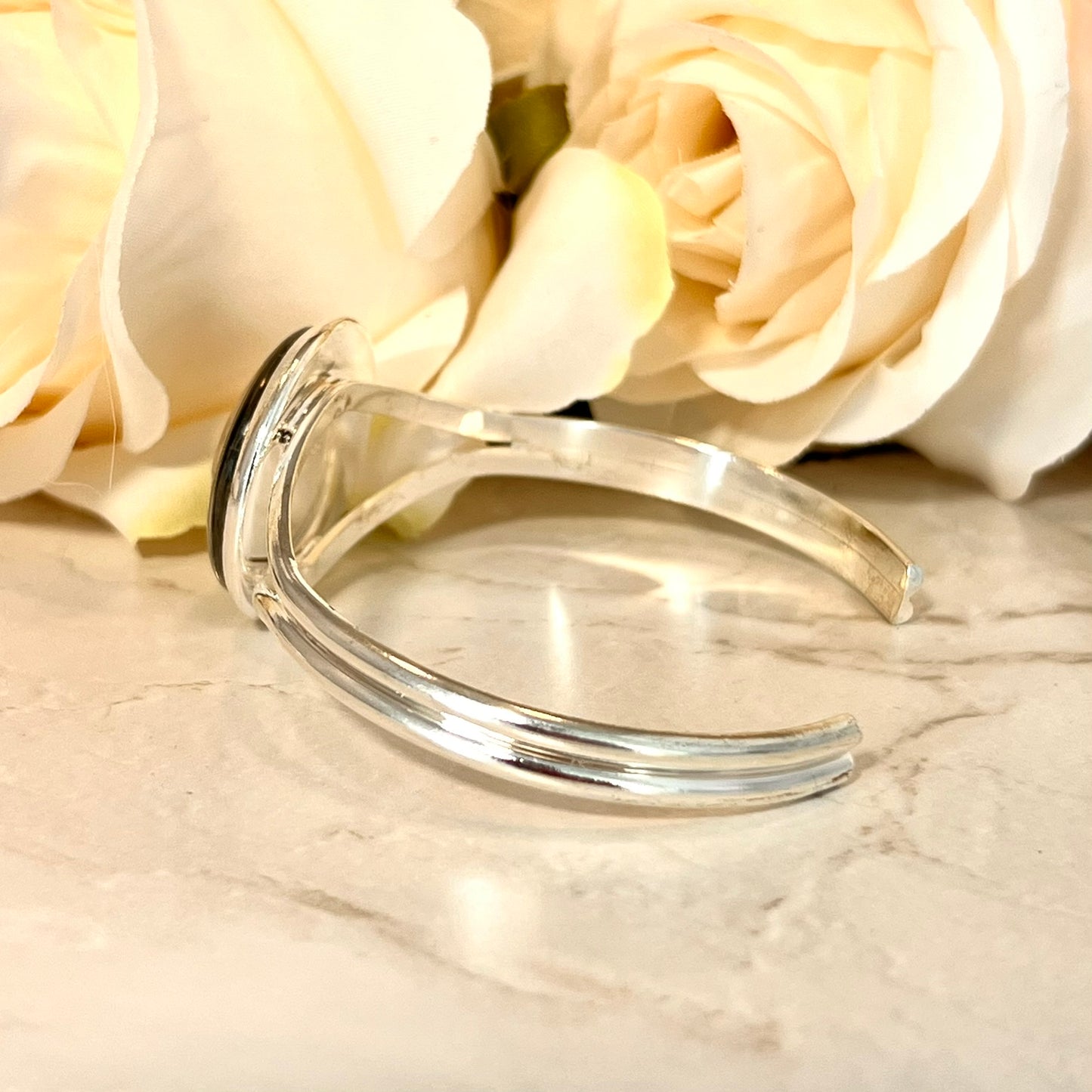 Lace 13th Anniversary Bangle Bracelet Handmade-Bangle-Handmadeanniversary-Handmade Anniversary