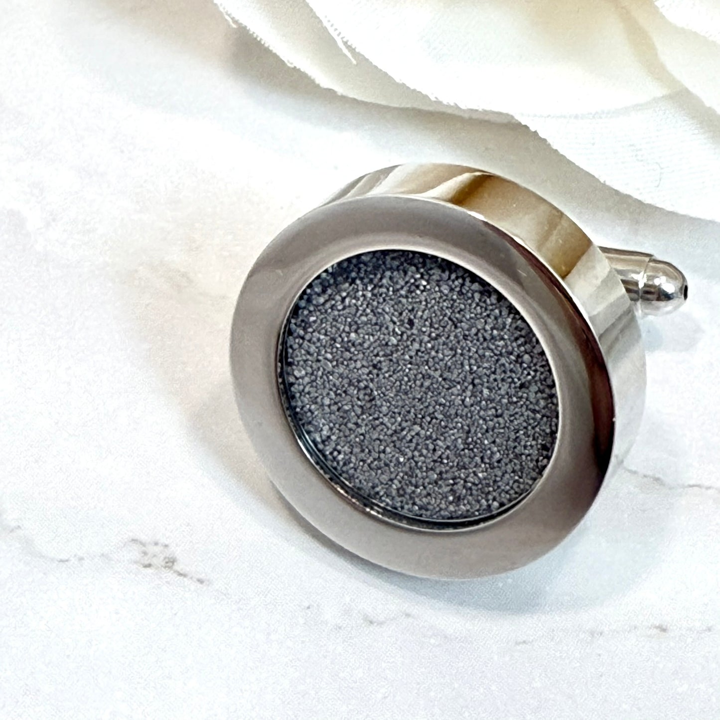 Luxury Statement Iron 6th Wedding Anniversary Cufflinks Handmade-Cufflinks-Handmadeanniversary-Handmade Anniversary