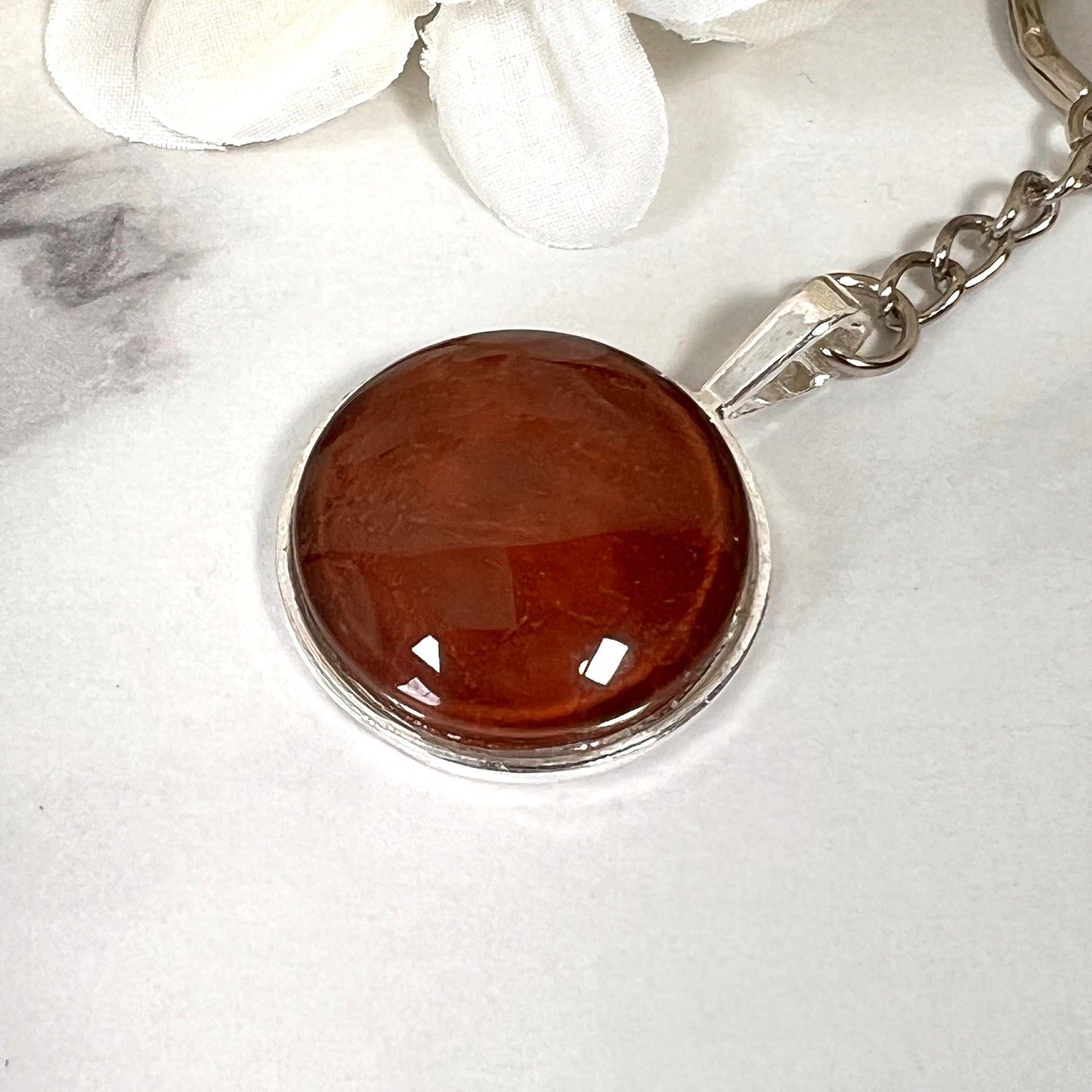 Vegan Leather Anniversary Keyring Handmade-Keyring-Handmadeanniversary-Handmade Anniversary