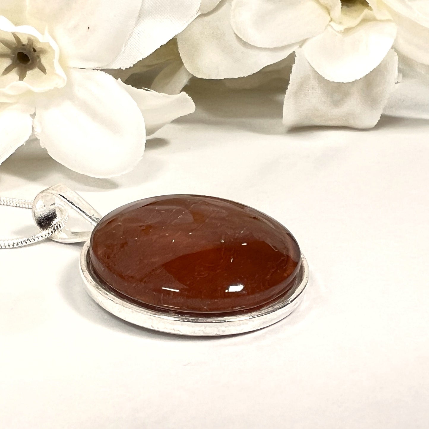 Vegan Leather Anniversary Pendant, Drop Earrings & Bangle Jewellery Set Handmade-Pendant & Earrings-Handmadeanniversary-Handmade Anniversary