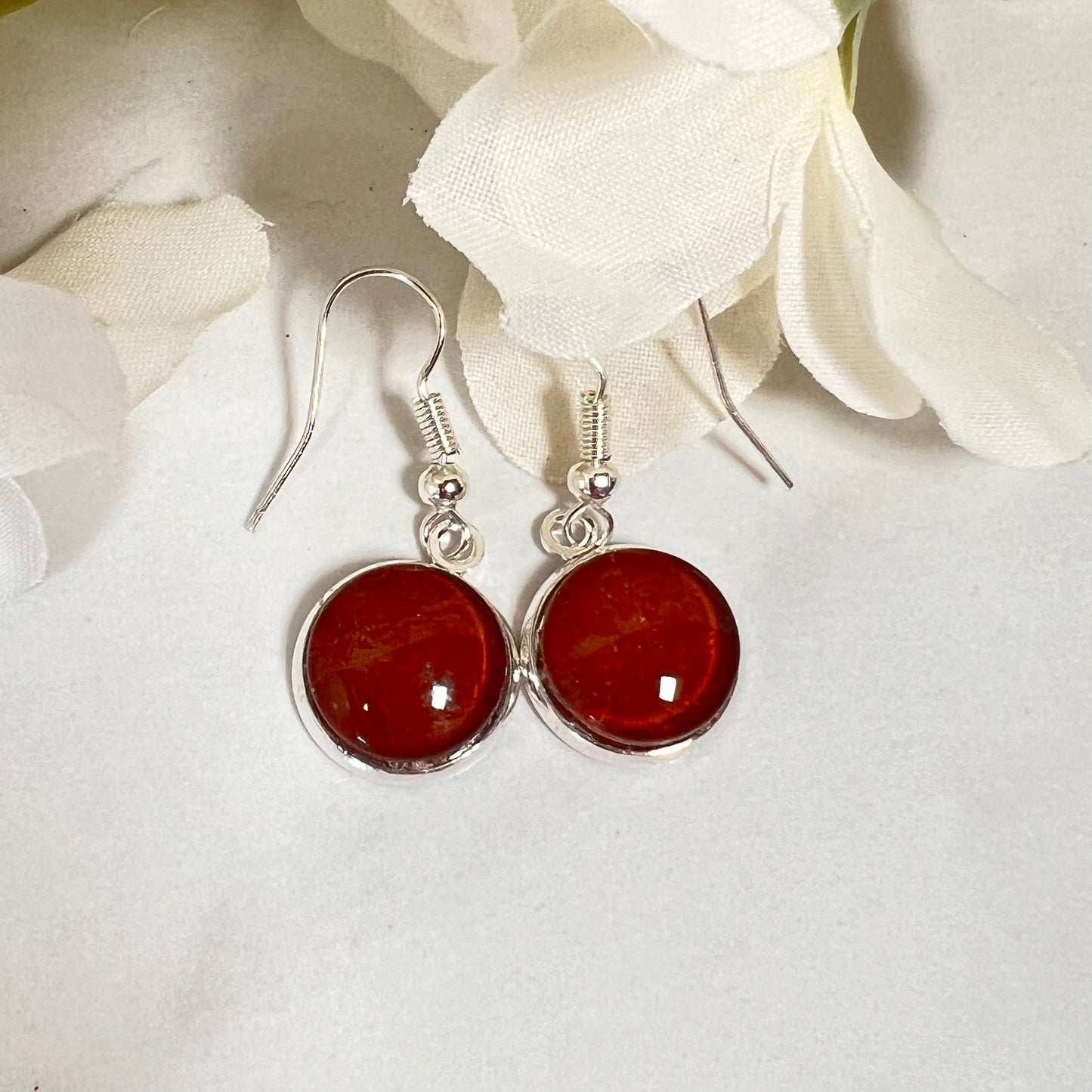 Vegan Leather Anniversary Pendant, Drop Earrings & Bangle Jewellery Set Handmade-Pendant & Earrings-Handmadeanniversary-Handmade Anniversary