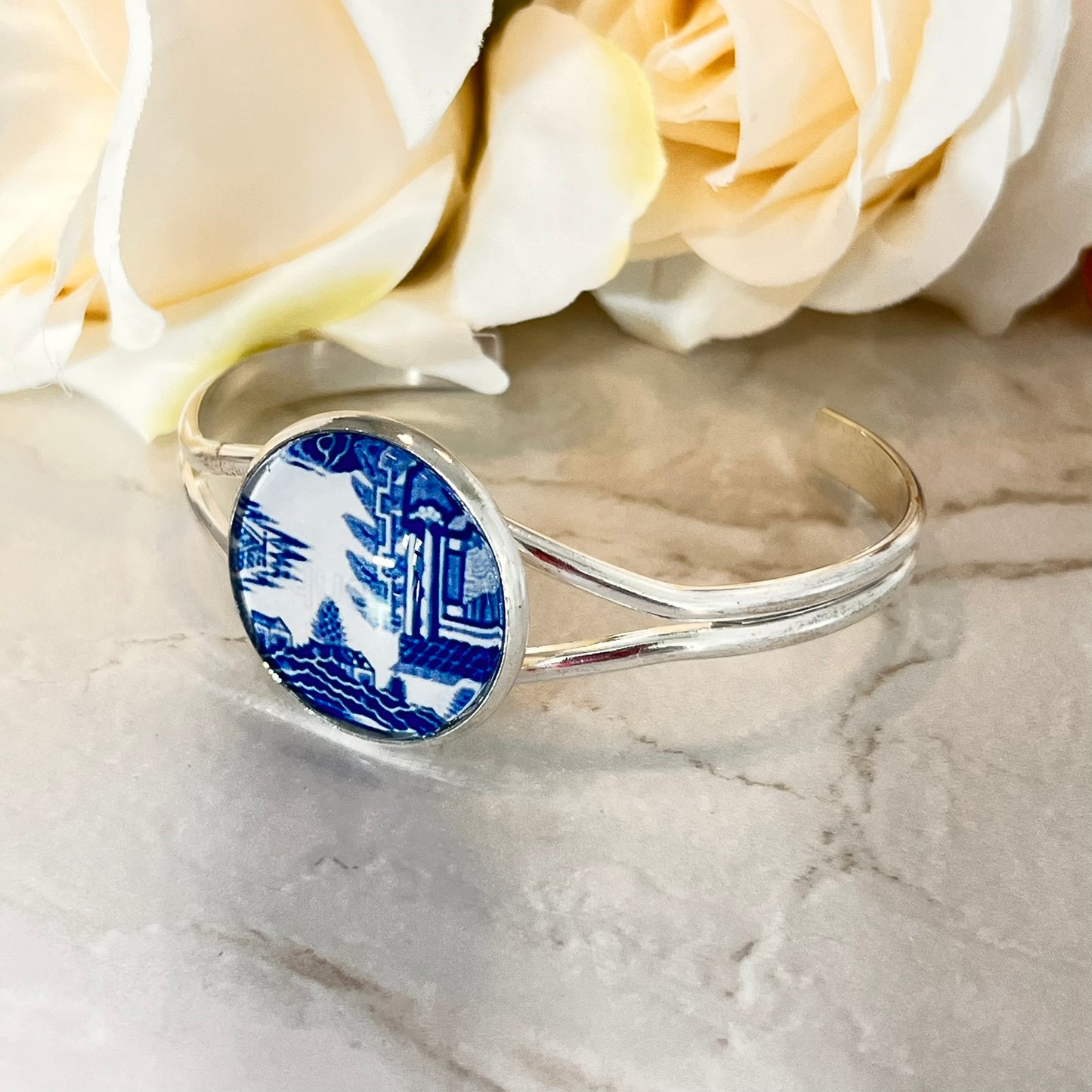 Willow 9th Anniversary Bangle Bracelet Handmade-Bangle-Handmadeanniversary-Handmade Anniversary