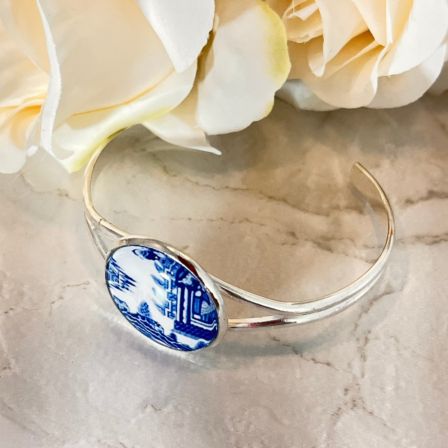 Willow 9th Anniversary Bangle Bracelet Handmade-Bangle-Handmadeanniversary-Handmade Anniversary