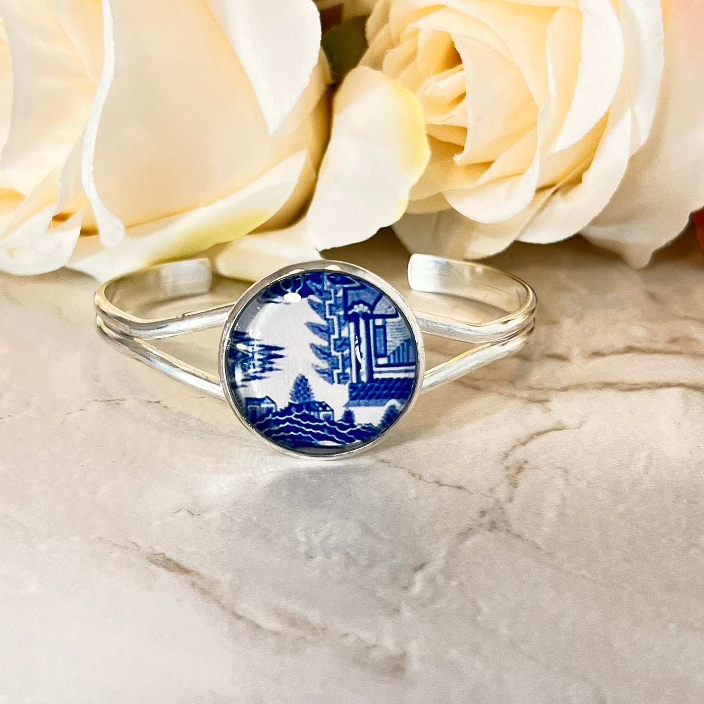 Willow 9th Anniversary Bangle Bracelet Handmade-Bangle-Handmadeanniversary-Handmade Anniversary