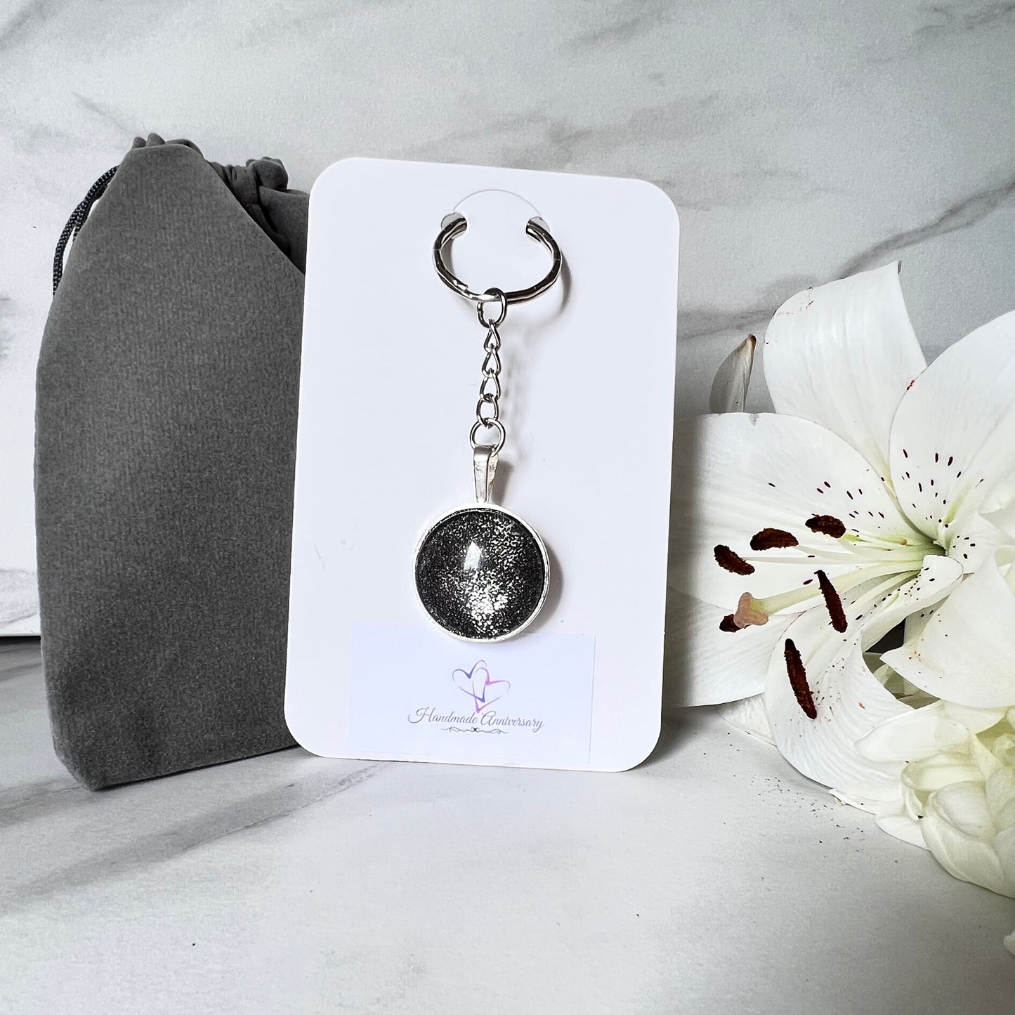 Iron 6th Anniversary Keyring Handmade-Keyring-Handmadeanniversary-Handmade Anniversary