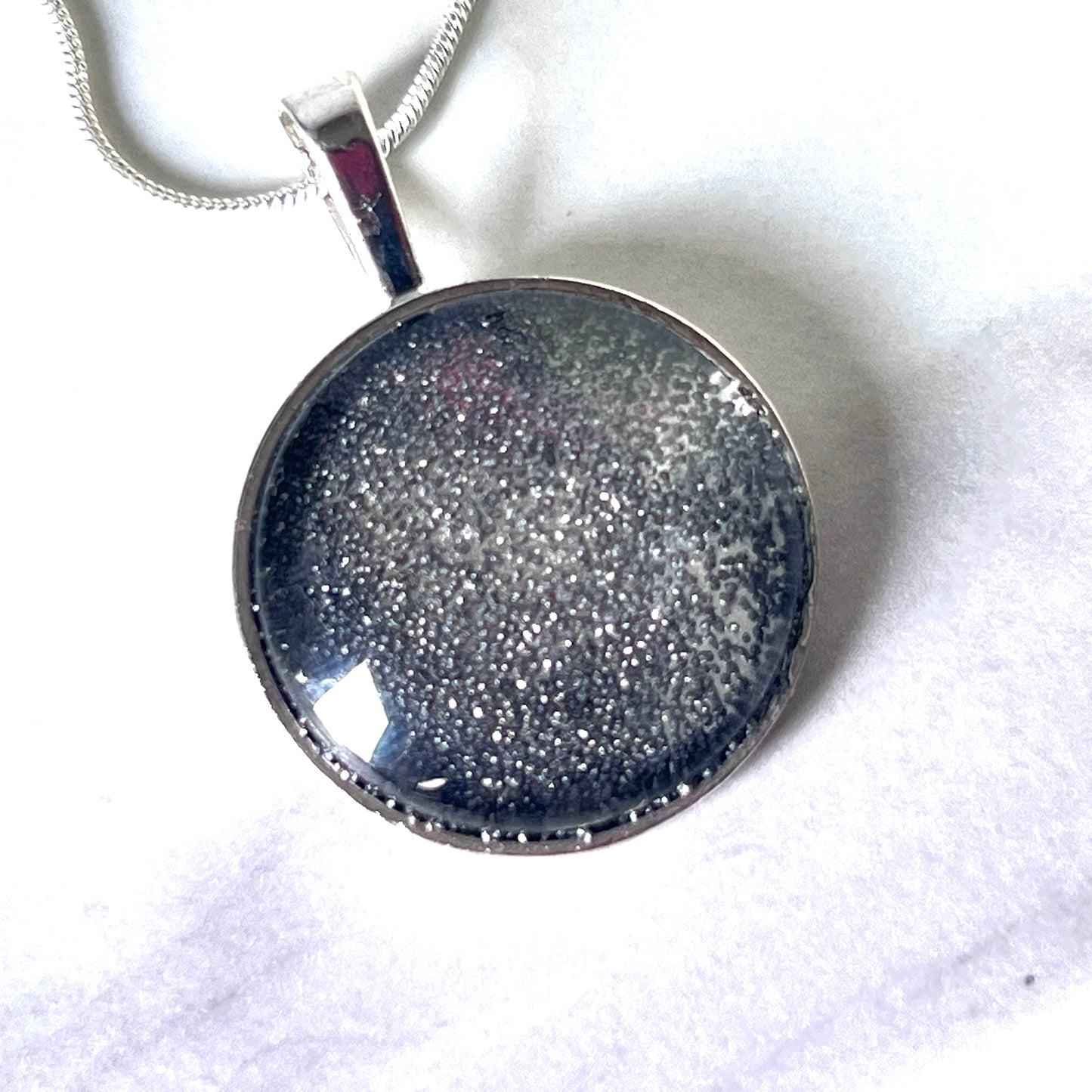 Iron 6th Anniversary Pendant & Earrings Silver Plated Jewellery Set Handmade-Pendant & Earrings-Handmadeanniversary-Handmade Anniversary