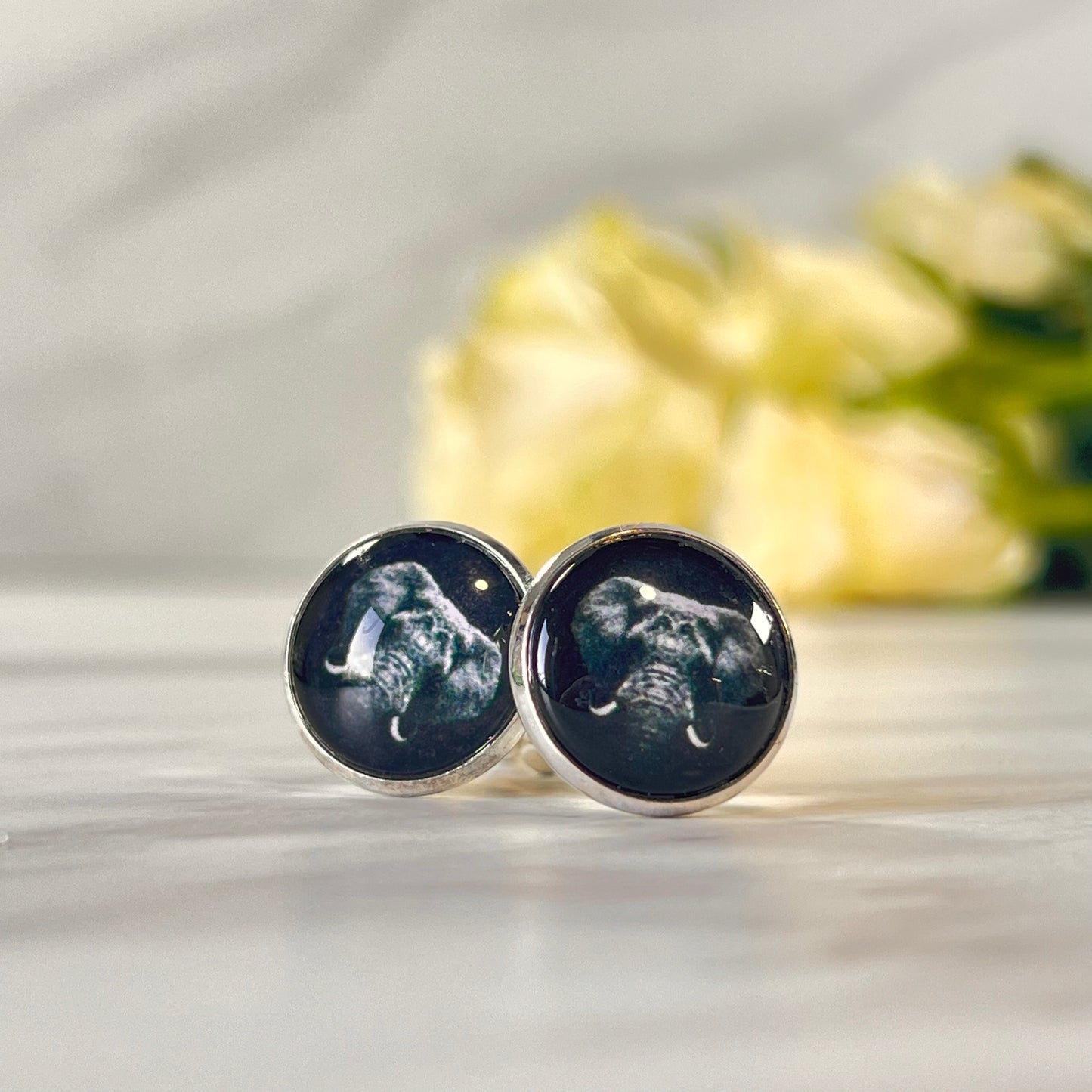 Ivory 14th Anniversary Cufflinks Handmade-Cufflinks-Handmadeanniversary-Handmade Anniversary