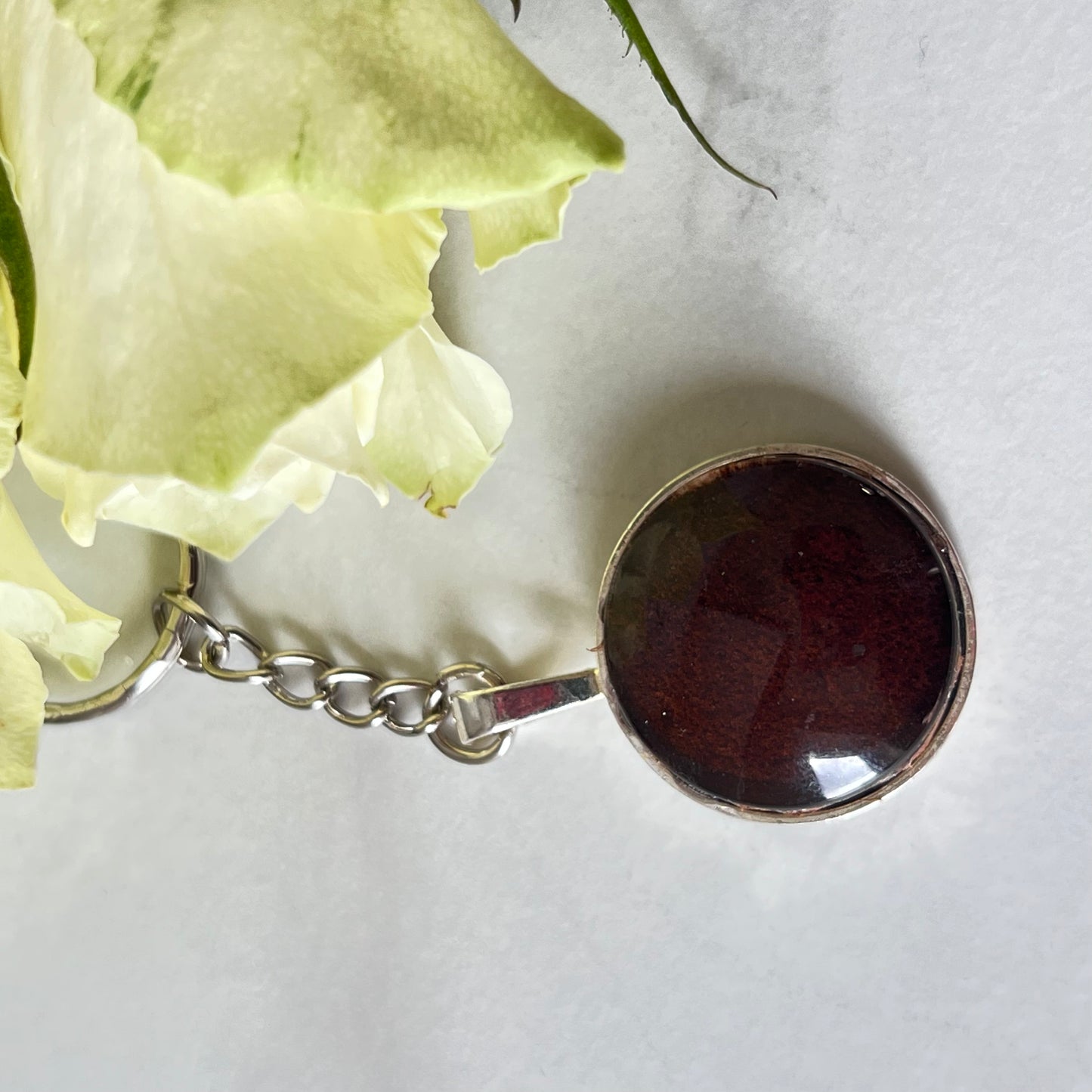 Leather 3rd Anniversary Keyring Handmade-Keyring-Handmadeanniversary-Handmade Anniversary