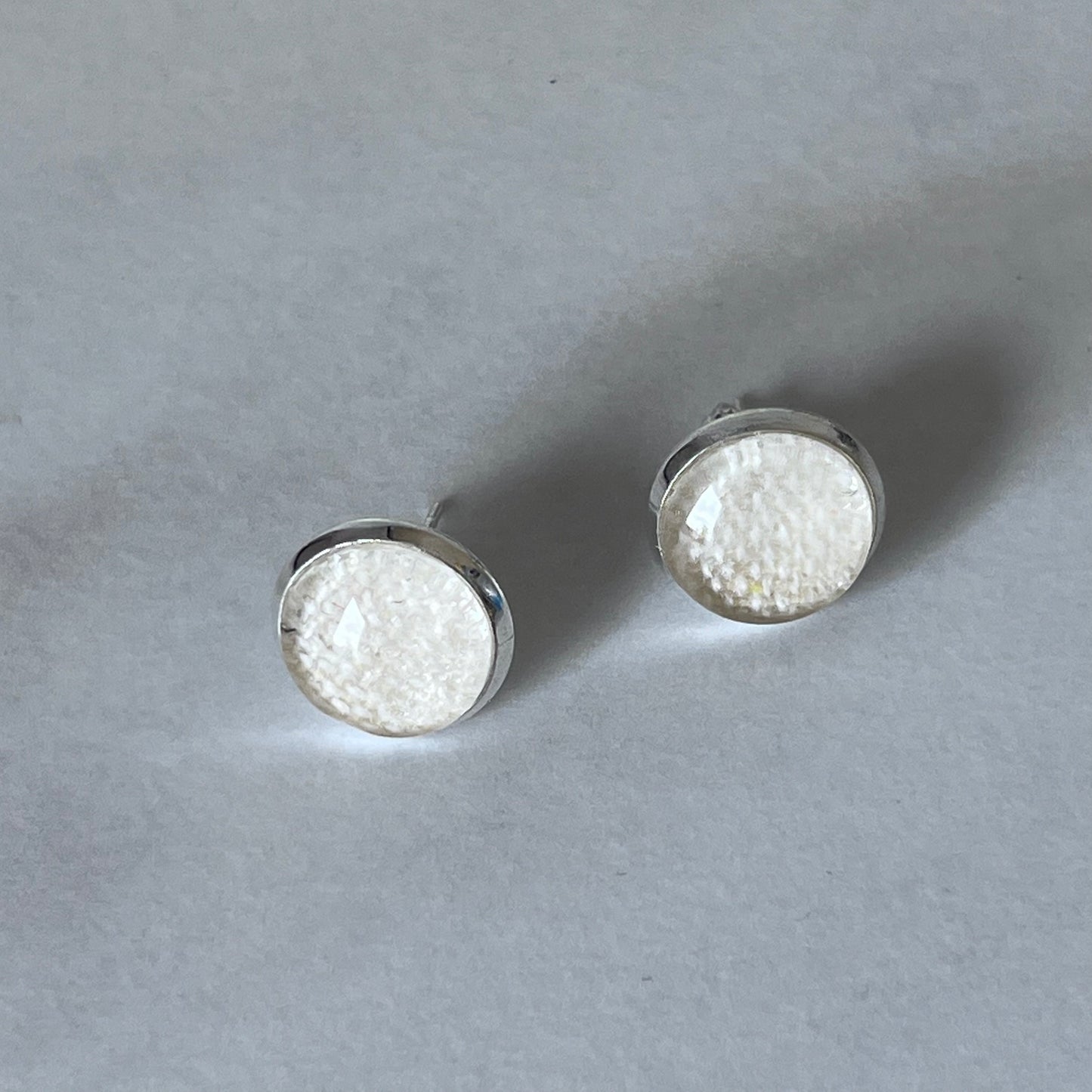 Linen 8th Anniversary Earrings Handmade-Earrings-Handmadeanniversary-Handmade Anniversary