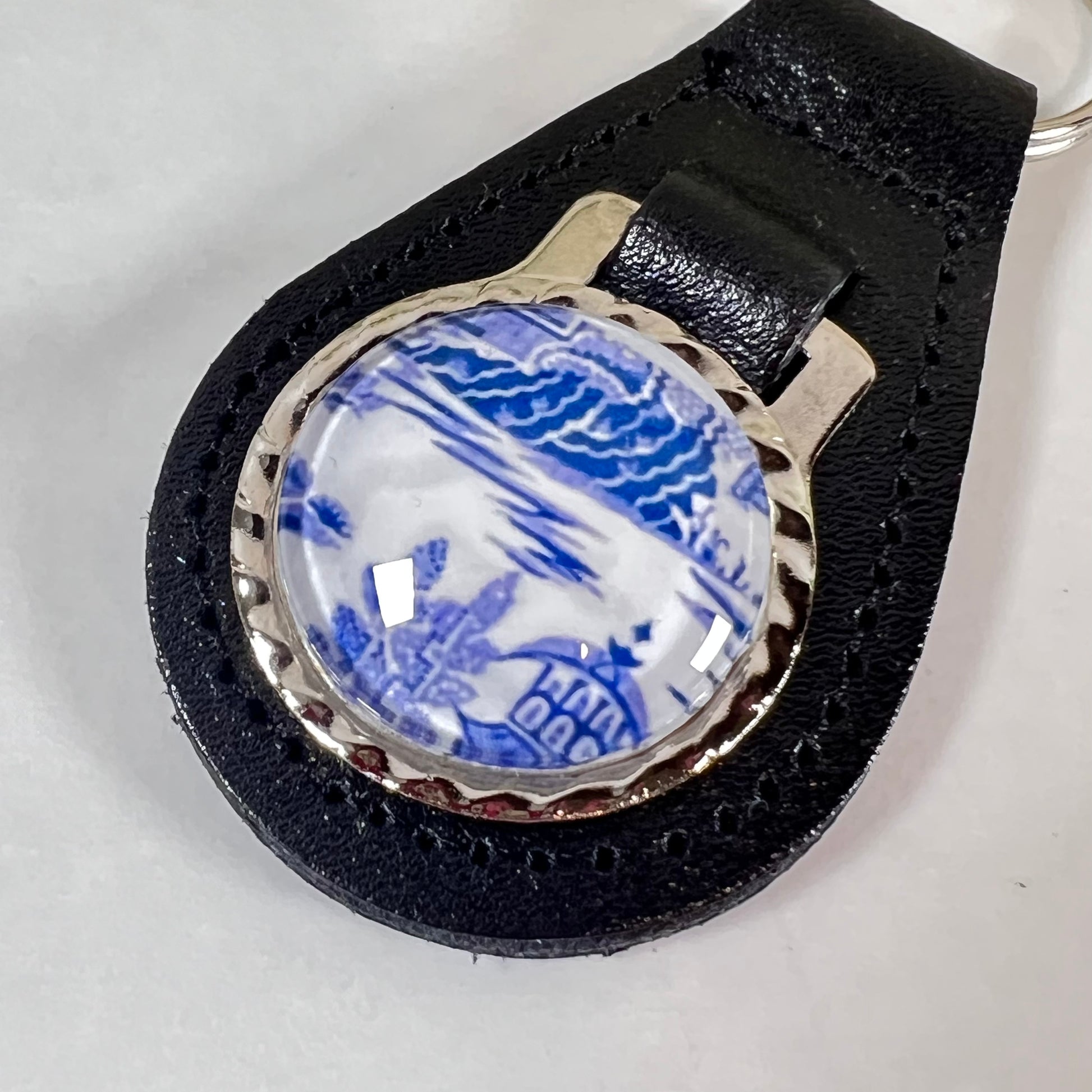 Willow 9th Anniversary Leather Key Fob Handmade-Keyring-Handmadeanniversary-Handmade Anniversary