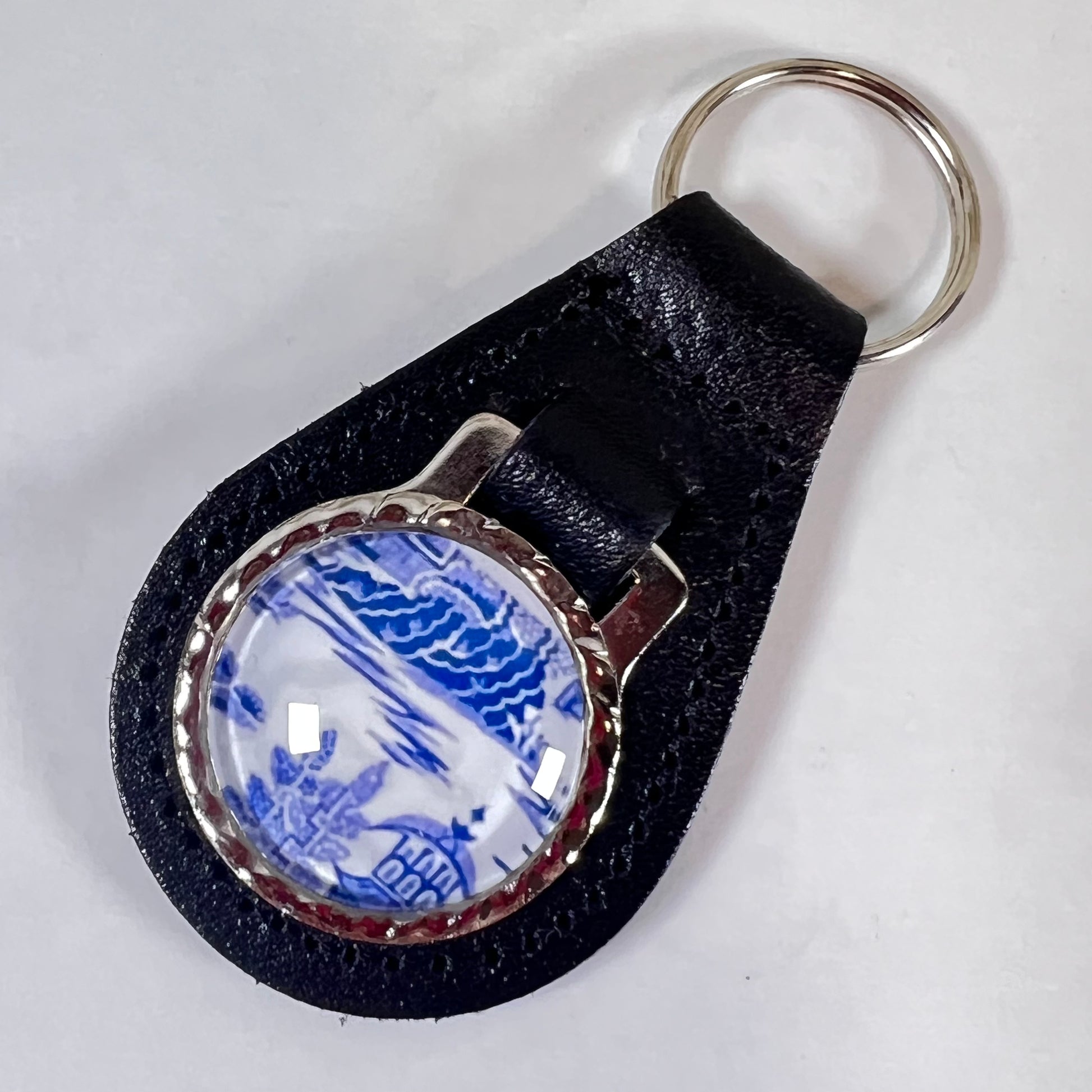 Willow 9th Anniversary Leather Key Fob Handmade-Keyring-Handmadeanniversary-Handmade Anniversary