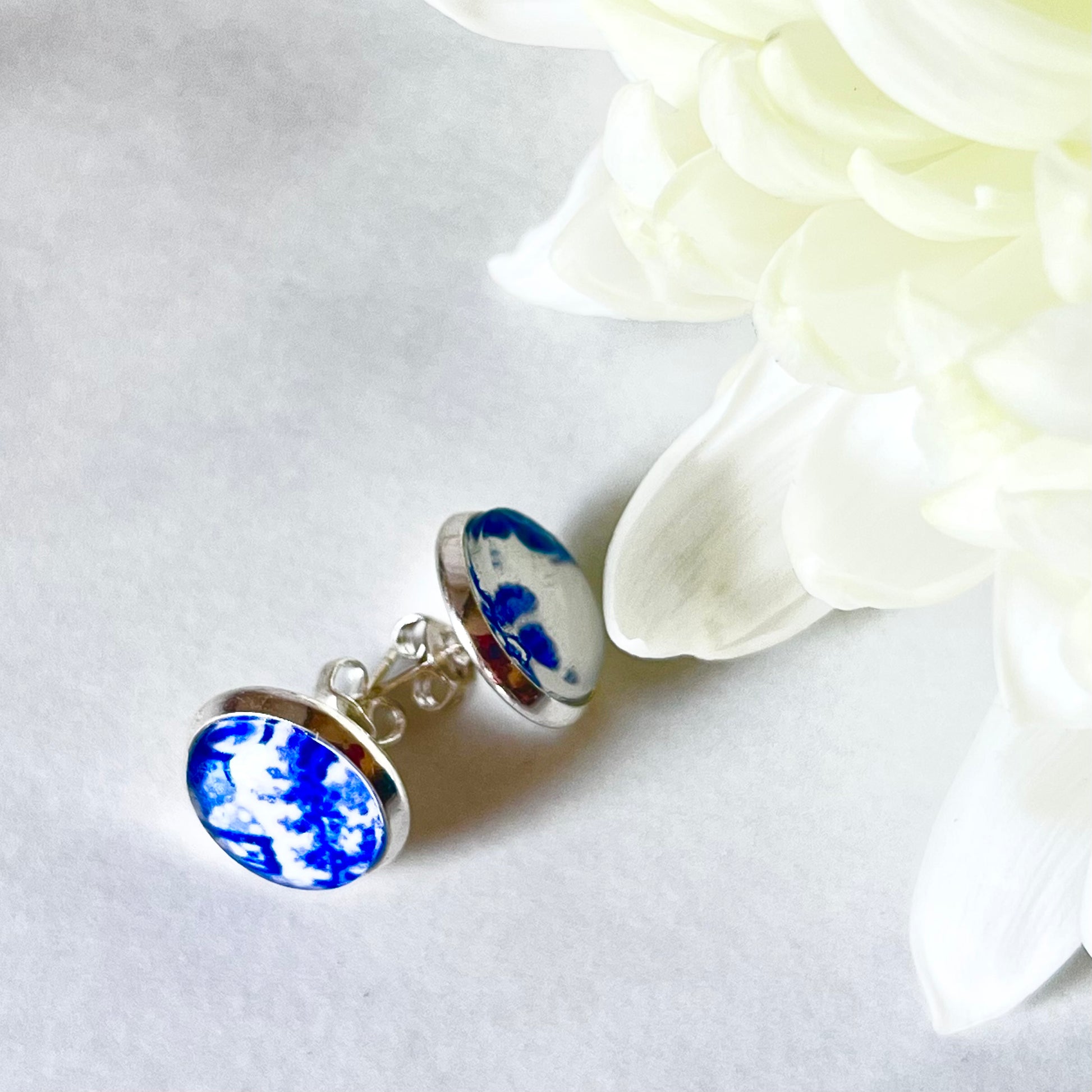 Willow 9th Anniversary Stud Earrings Handmade-Earrings-Handmadeanniversary-Handmade Anniversary