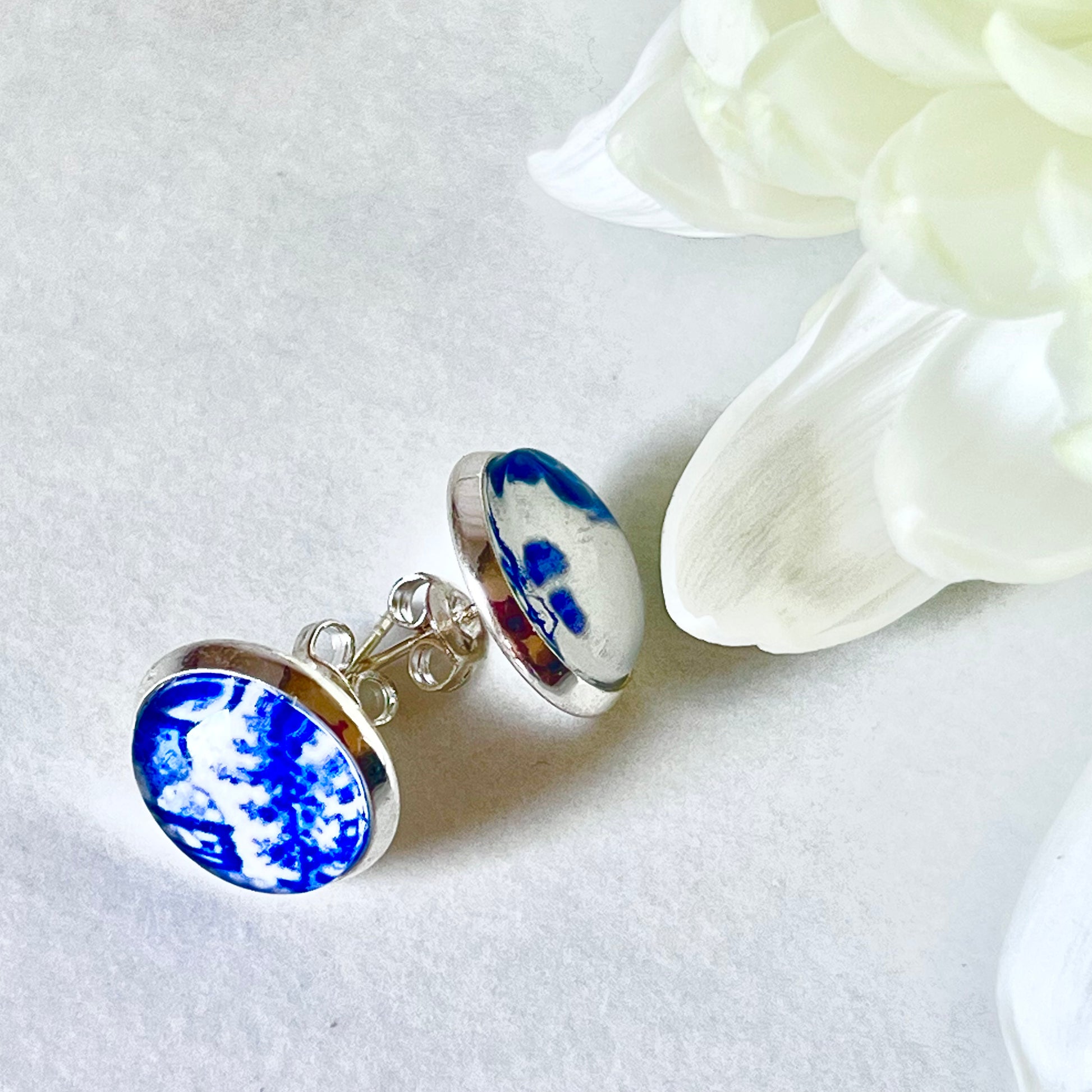 Willow 9th Anniversary Stud Earrings Handmade-Earrings-Handmadeanniversary-Handmade Anniversary