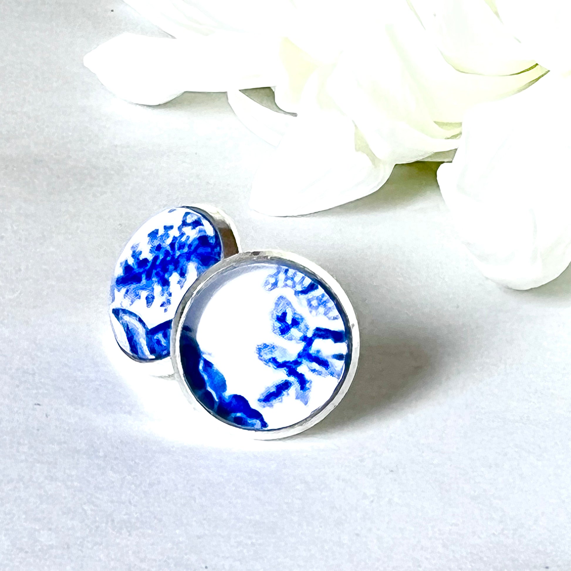 Willow 9th Anniversary Stud Earrings Handmade-Earrings-Handmadeanniversary-Handmade Anniversary