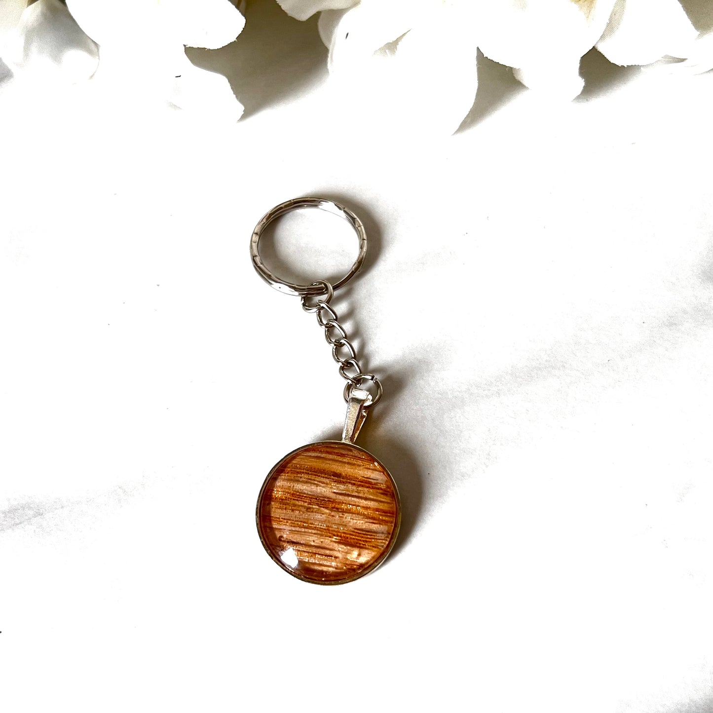 Wood 5th Anniversary Keyring Handmade-Keyring-Handmadeanniversary-Handmade Anniversary