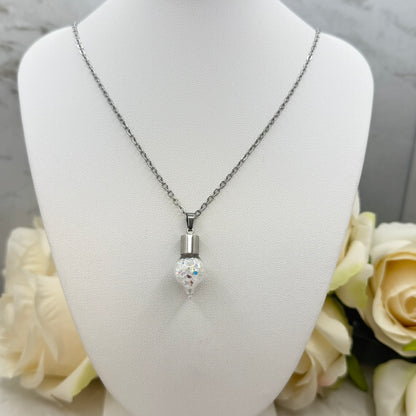 15th Anniversary Pendant & Earring Set – Genuine Primero AB Crystals | Choice of Stud or Huggie Earrings