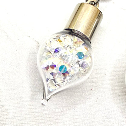 15th Anniversary Pendant & Earring Set – Genuine Primero AB Crystals | Choice of Stud or Huggie Earrings