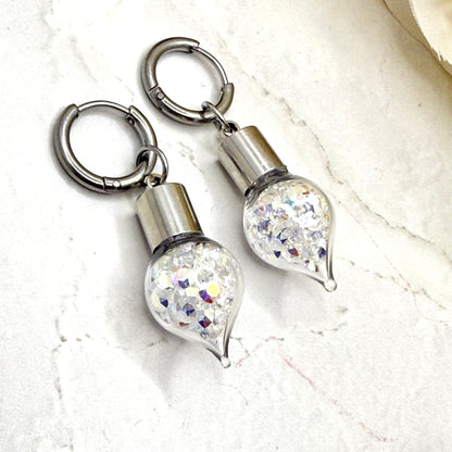 15th Anniversary Pendant & Earring Set – Genuine Primero AB Crystals | Choice of Stud or Huggie Earrings