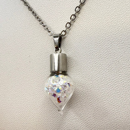 15th Anniversary Pendant – Genuine Primero AB Crystals | Elegant Crystal Necklace Gift for Her