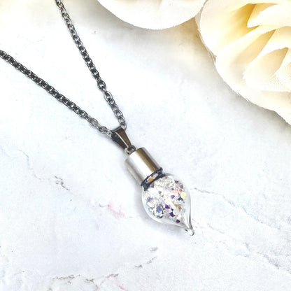15th Anniversary Pendant – Genuine Primero AB Crystals | Elegant Crystal Necklace Gift for Her