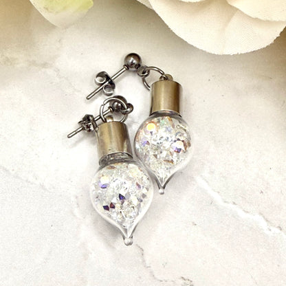 15th Anniversary Stud Earrings – Genuine Primero AB Crystals | Crystal Anniversary Gift for Her