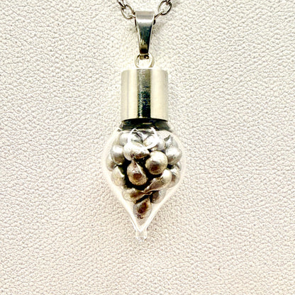 Sparkling Tin Anniversary Pendant & Earrings Jewellery Set