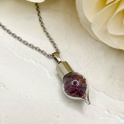 40th Anniversary Pendant – Natural Raw Ruby Shards | Elegant Ruby Gift for Her