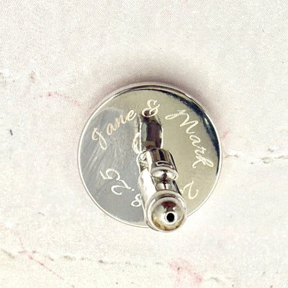 Coral 35th Anniversary Cufflinks Handmade