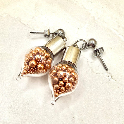 7th Anniversary Pendant & Earring Set – Genuine Copper | Choice of Stud or Huggie Earrings