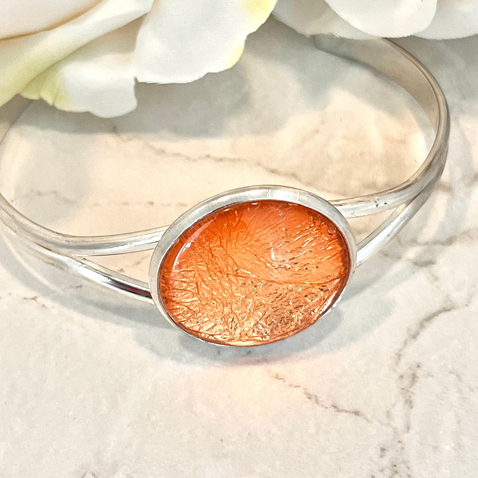 Copper 7th Anniversary Bangle Bracelet Handmade-Bangle-Handmadeanniversary-Handmade Anniversary