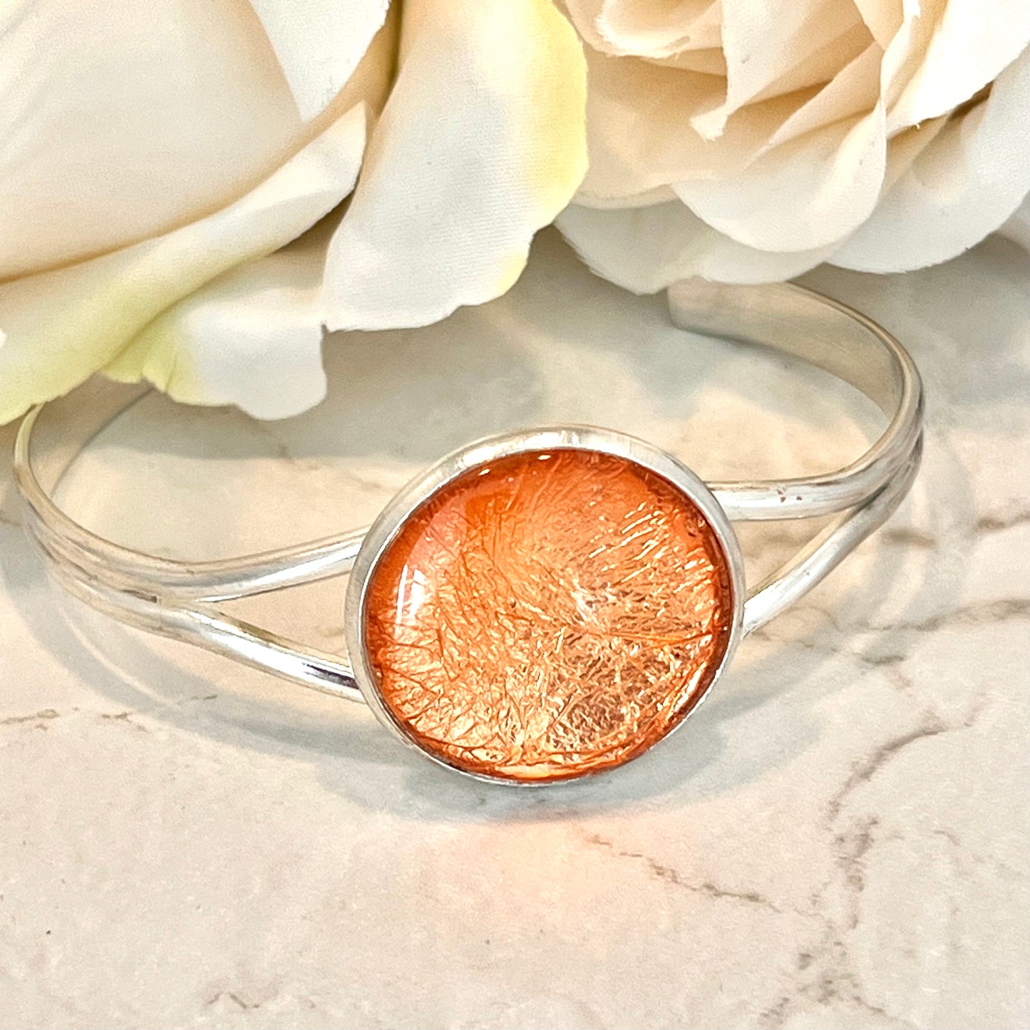 Copper 7th Anniversary Bangle Bracelet Handmade-Bangle-Handmadeanniversary-Handmade Anniversary