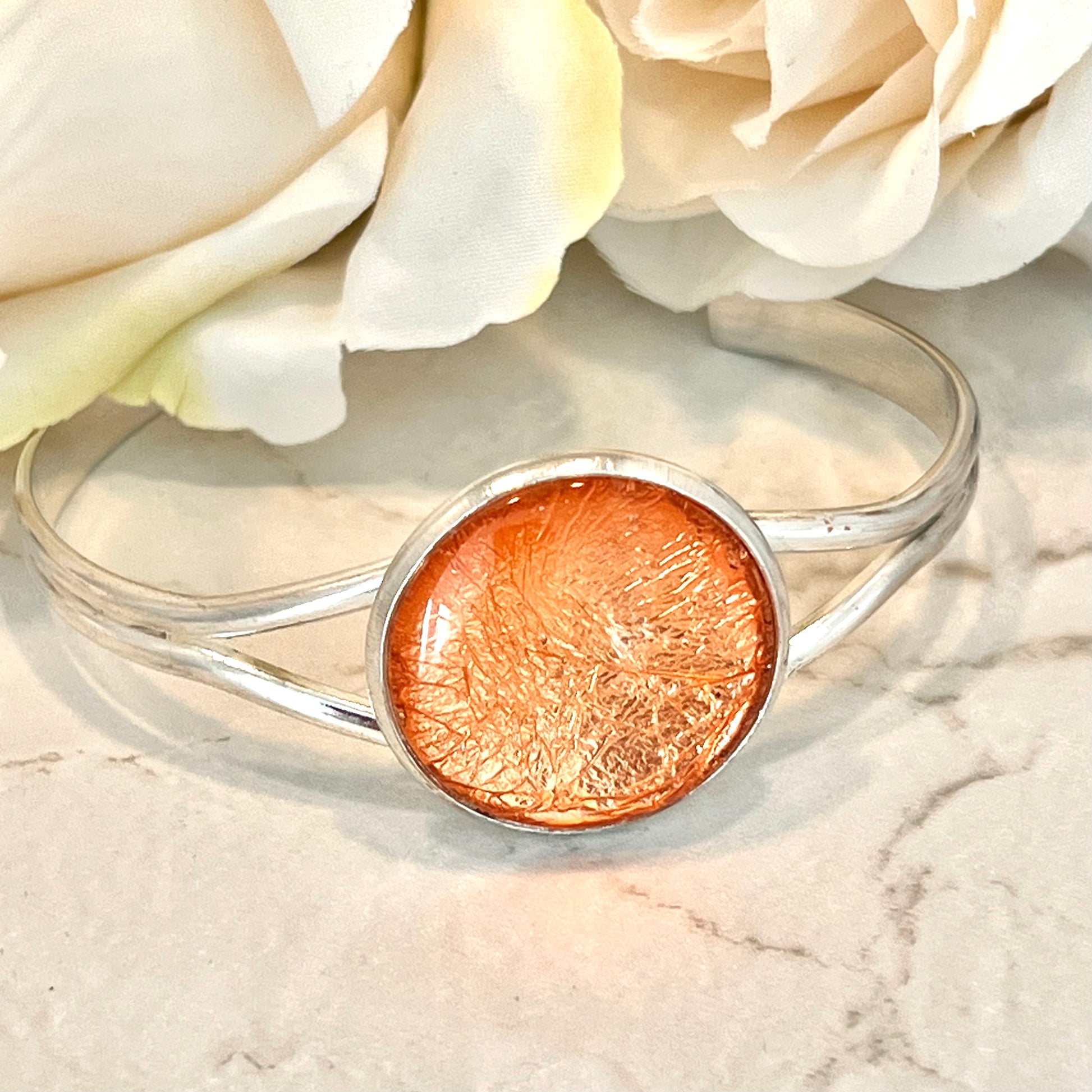 Copper 7th Anniversary Bangle Bracelet Handmade-Bangle-Handmadeanniversary-Handmade Anniversary