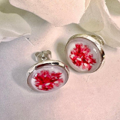 Coral 35th Anniversary Pendant & Earrings Jewellery Set Handmade-Pendant & Earrings-Handmadeanniversary-Handmade Anniversary