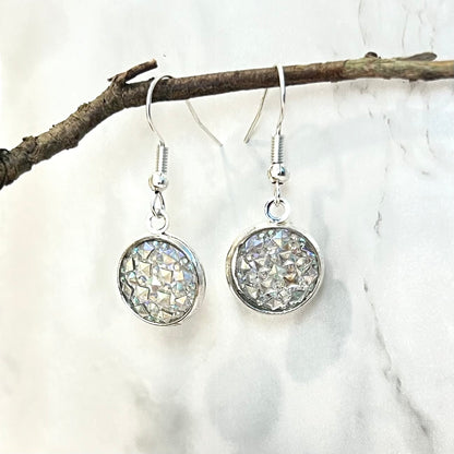 Crystal 15th Anniversary Pendant & Earrings Jewellery Set Handmade-Pendant & Earrings-Handmadeanniversary-Drop Earring-Handmade Anniversary