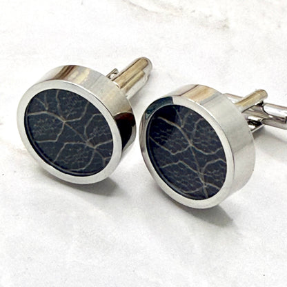 Statement Luxury Lace 13th Anniversary Cufflinks Handmade