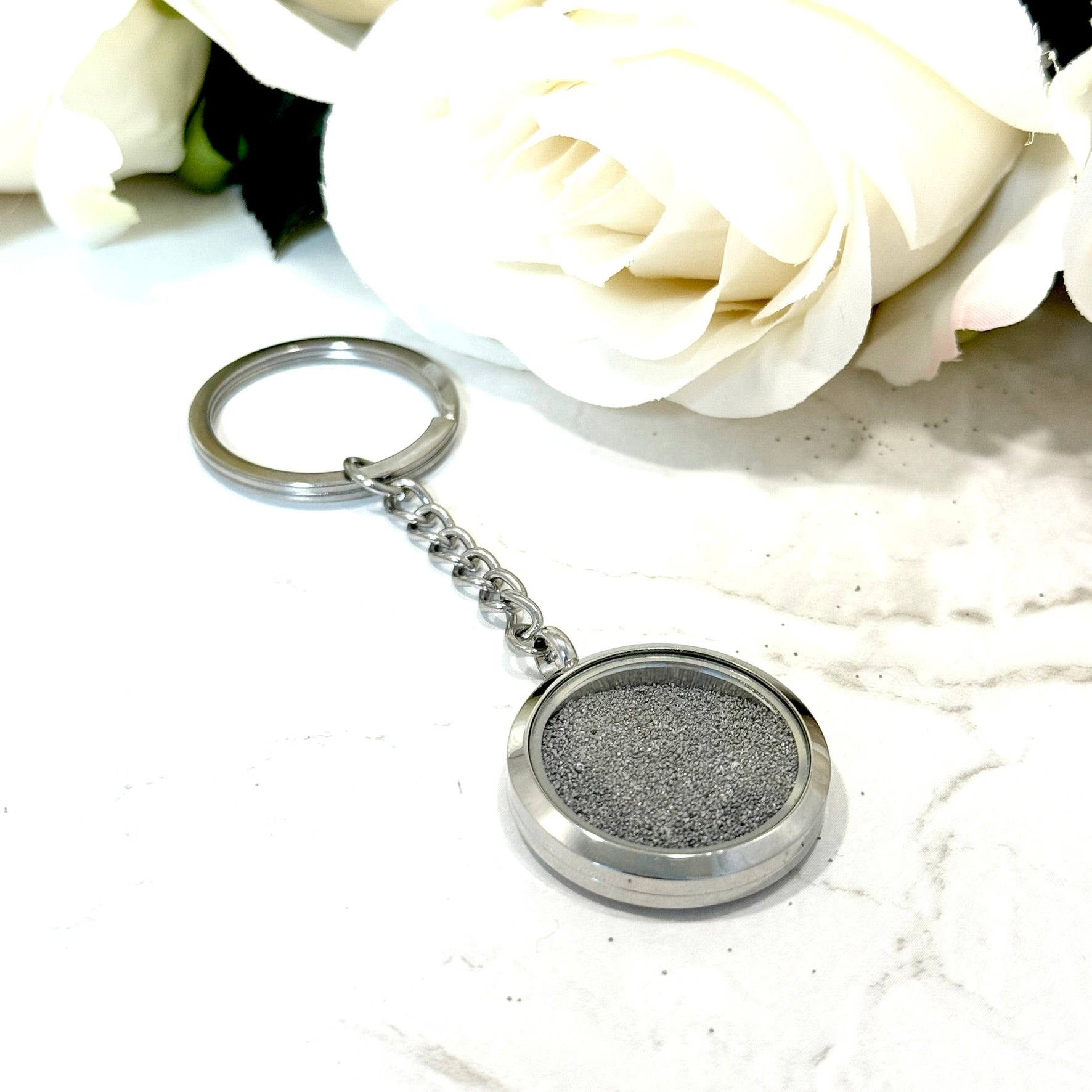 Double sided Iron 6th Anniversary Keyring Handmade-Keyring-Handmadeanniversary-Handmade Anniversary