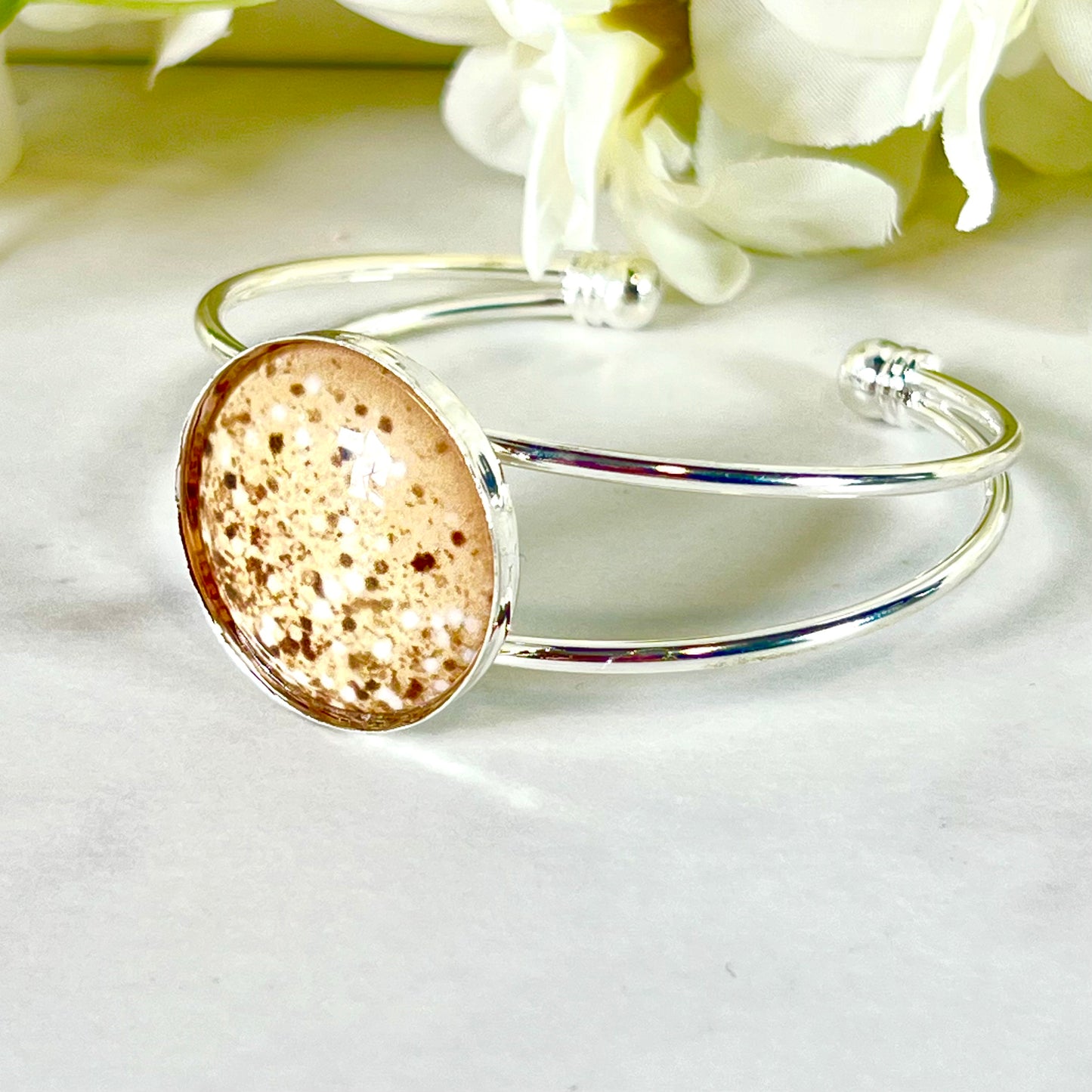Golden Glow Bangle Bracelet Handmade-Bangle-Handmadeanniversary-Handmade Anniversary
